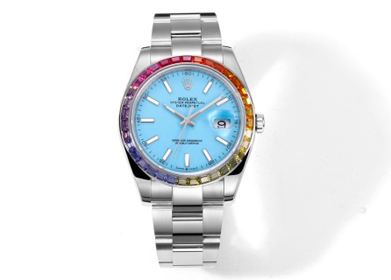 Best Edition with 3235 Automatic Movement Rolex Diary 41mm Steel Belt Blue Watch